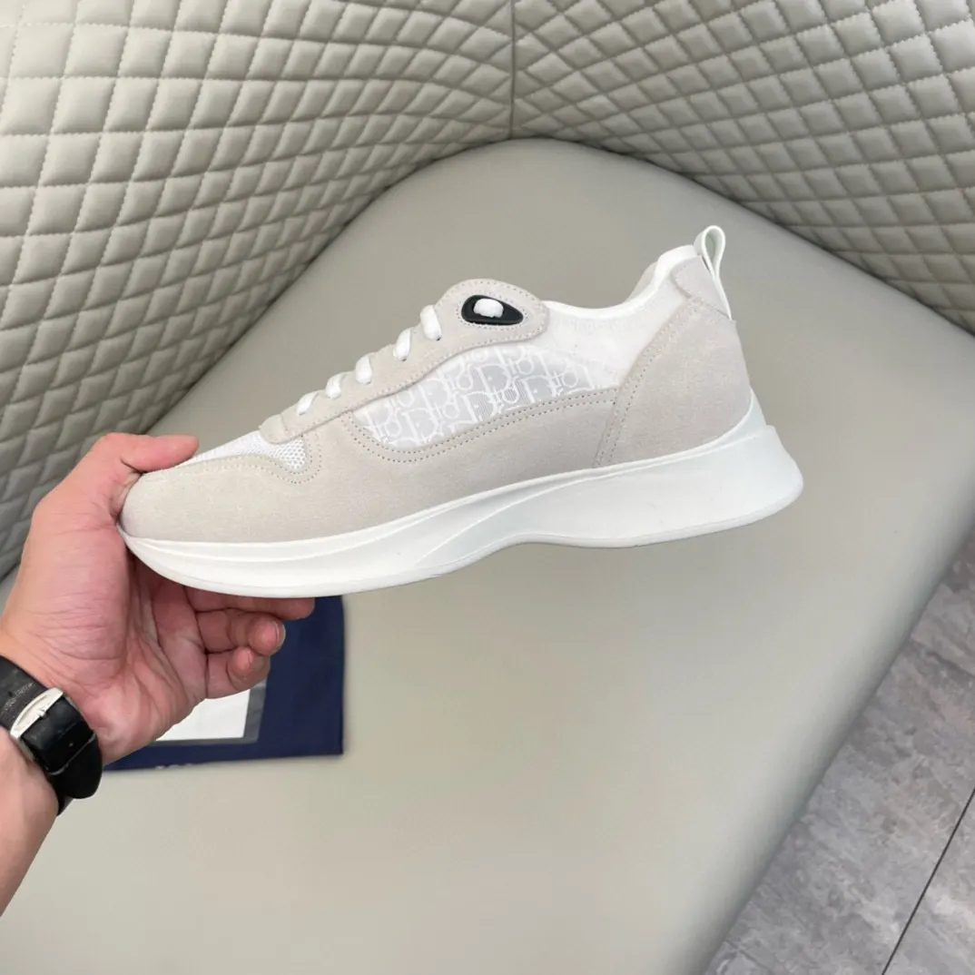 Dior B25 米白色牛皮休闲鞋