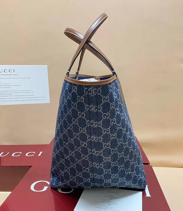 Gucci Neverfull 牛仔 托特包 大容量托特款