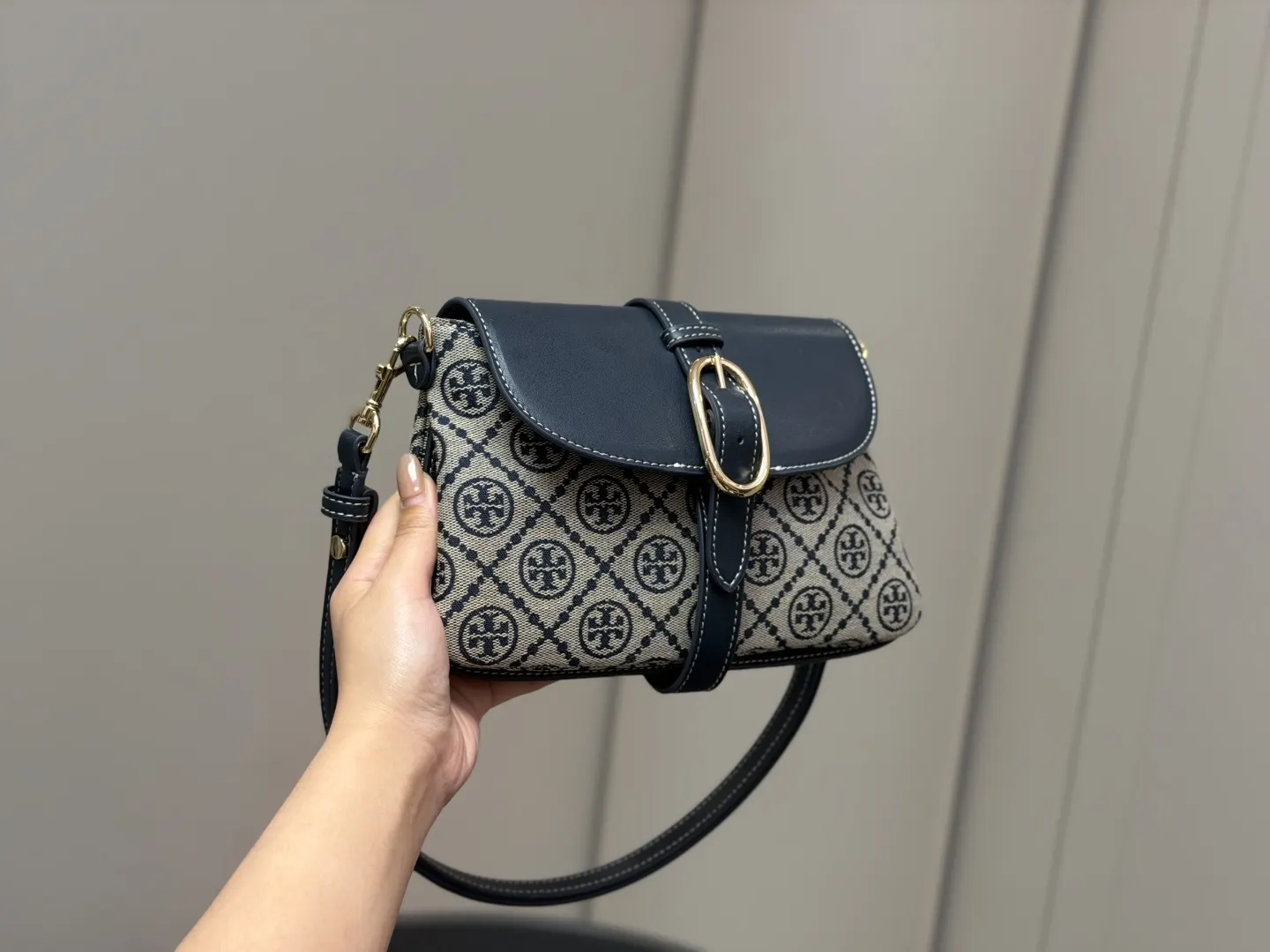 老花 Tory Burch 斜背包 腋下包 復古腋下背款