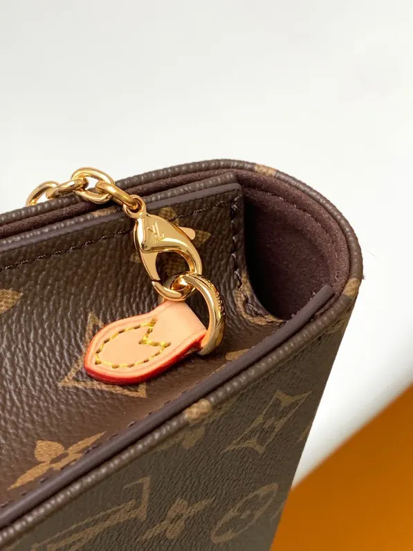 LV 帆布 链条包 精致链条款
