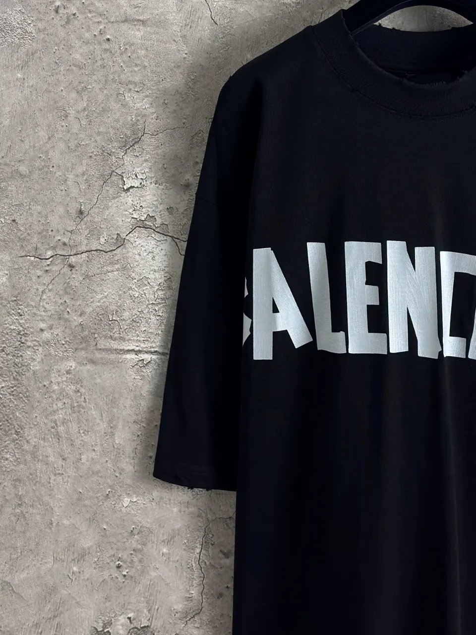 Balenciaga Black Short Sleeve T-Shirt Street