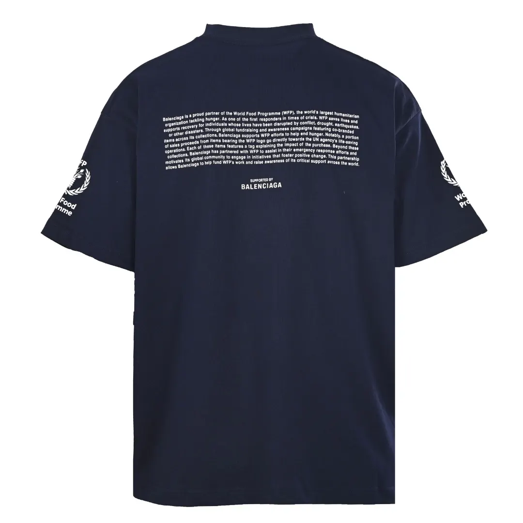 Balenciaga BLCG 浅灰色 純棉 短袖T恤(數字3) Balenciaga BLCG 浅灰色 純棉 短袖T恤(數字3)