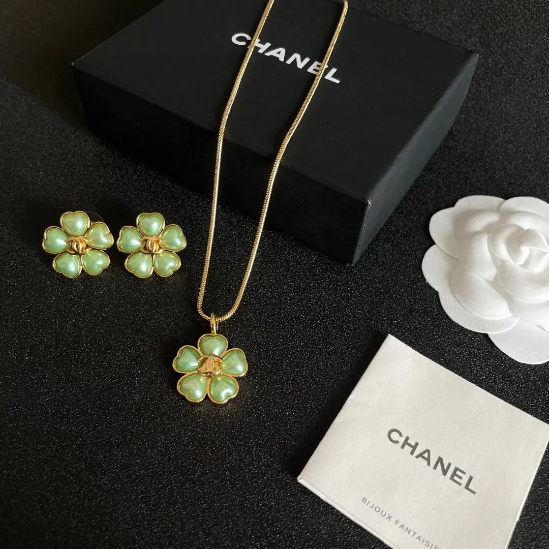 Chanel Camellia Double C Necklace Image 5 Chanel Camellia Double C Necklace Image 5