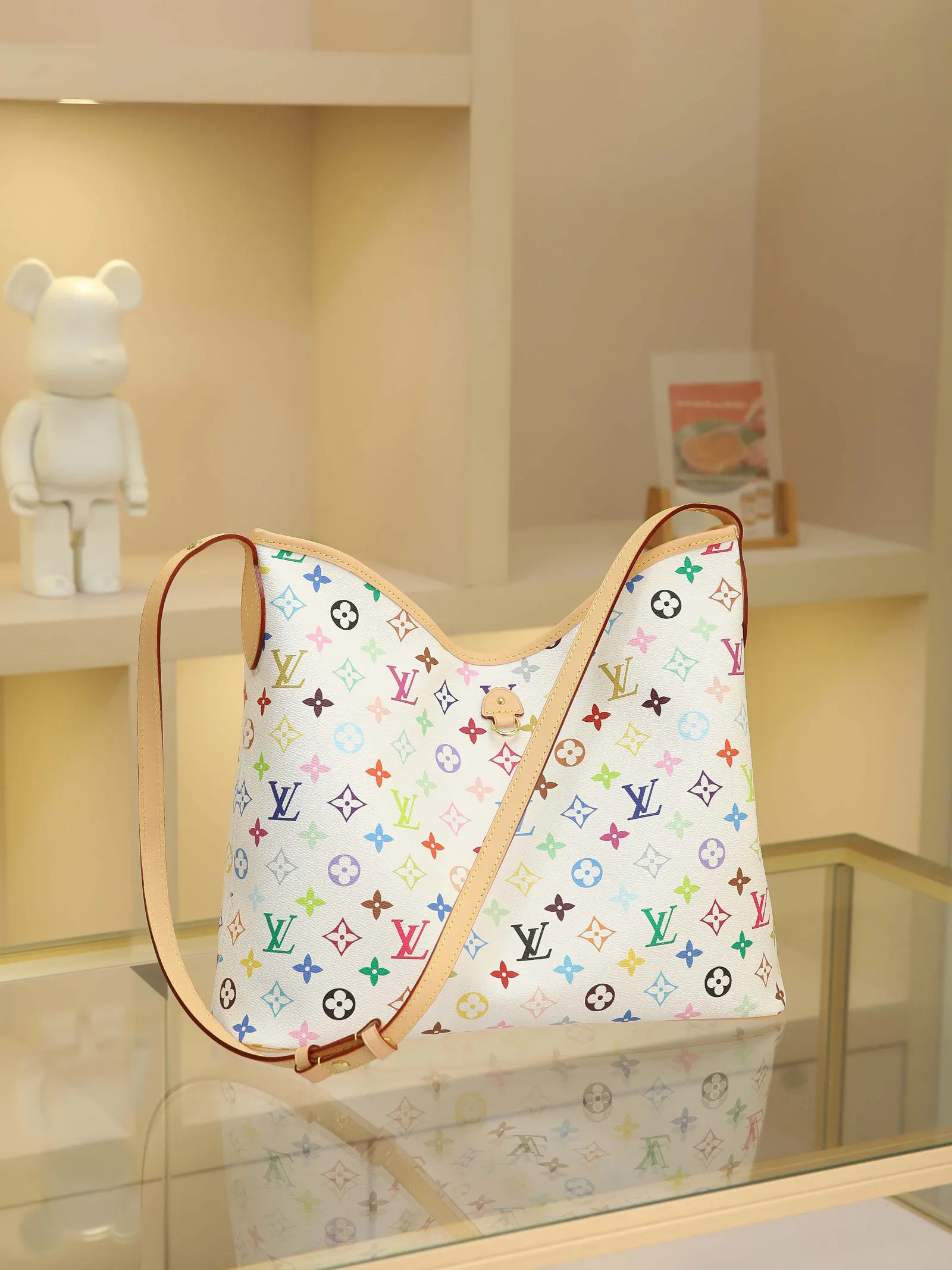 LV 牛皮 手提包 通勤手提款