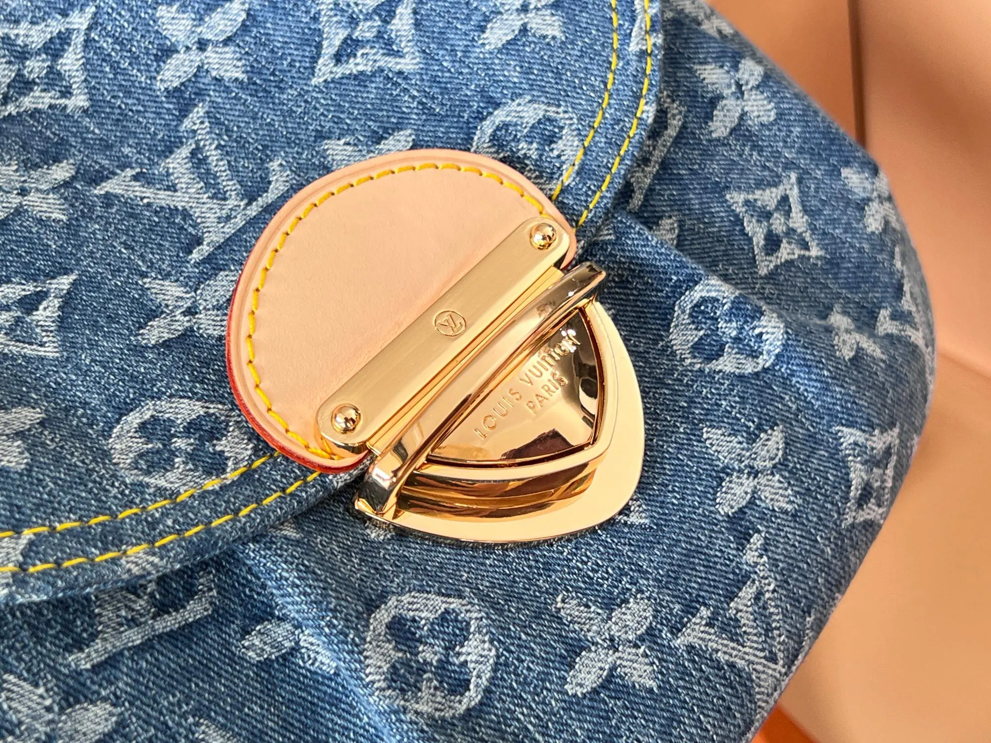 Blue Shoulder Bag Vintage Canvas