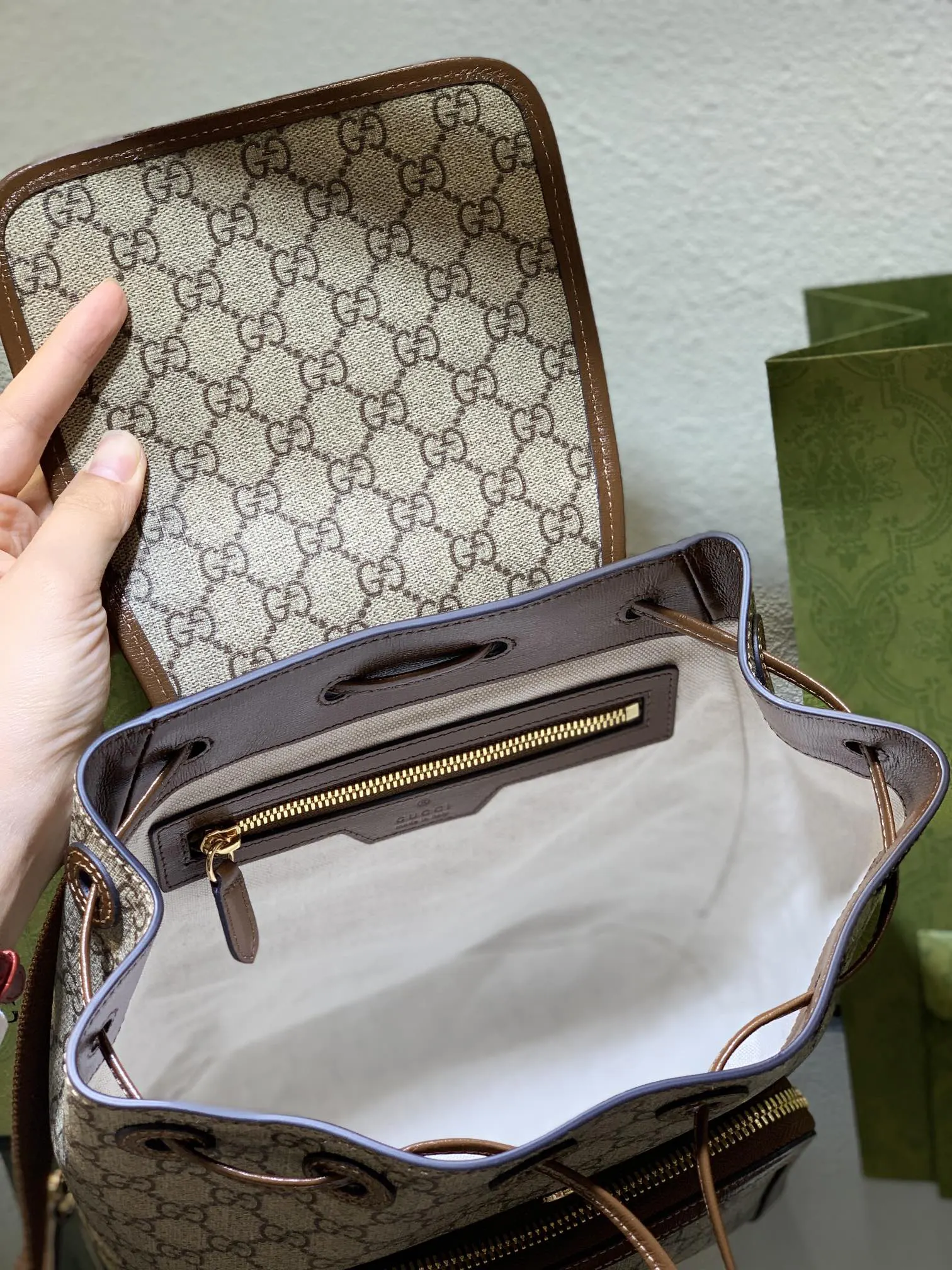 Gucci 皮革 款号 尺寸 ✖ meo 雙肩包 实用雙肩款