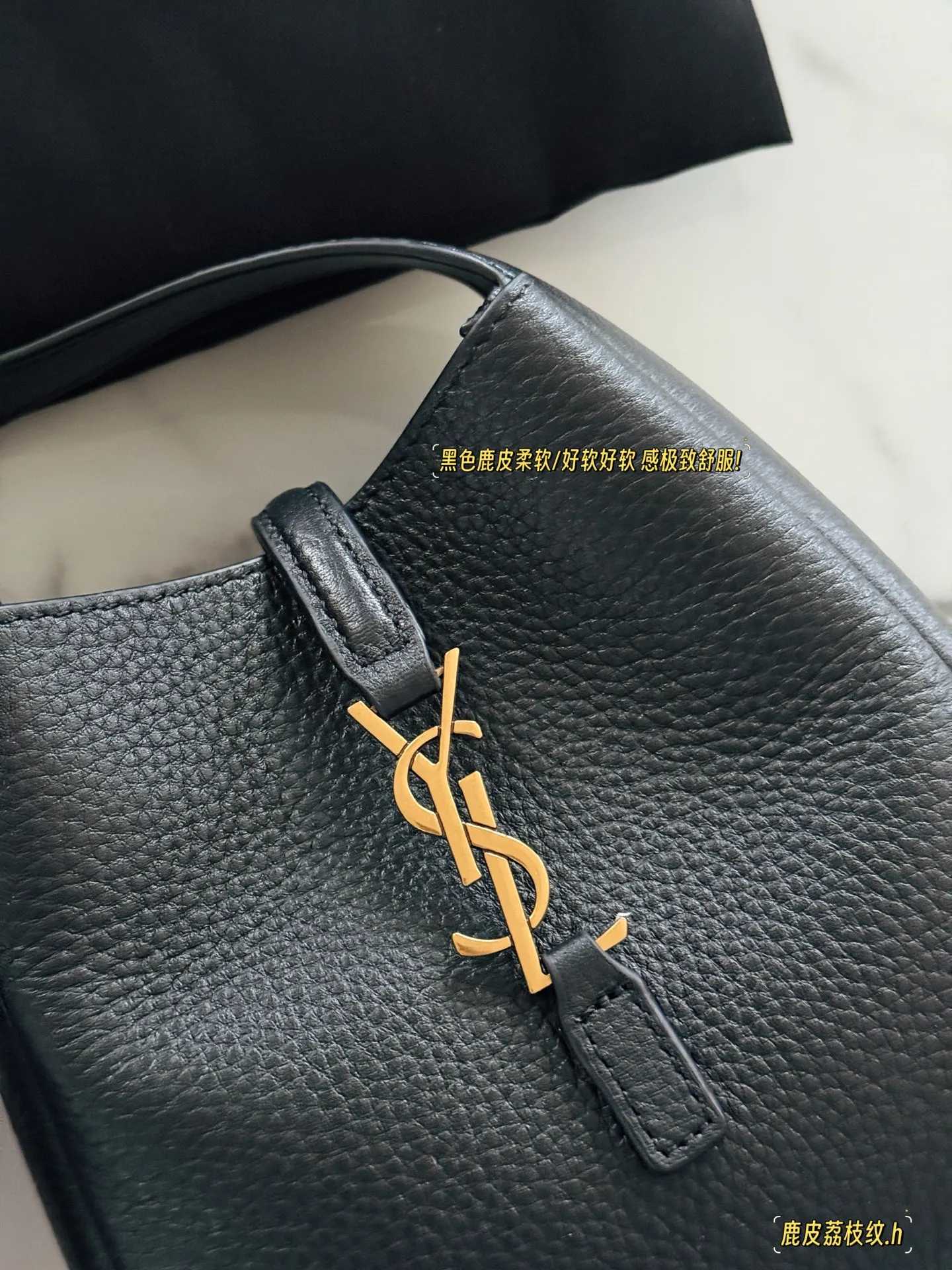 YSL Hobo 牛皮 腋下包 復古腋下背款