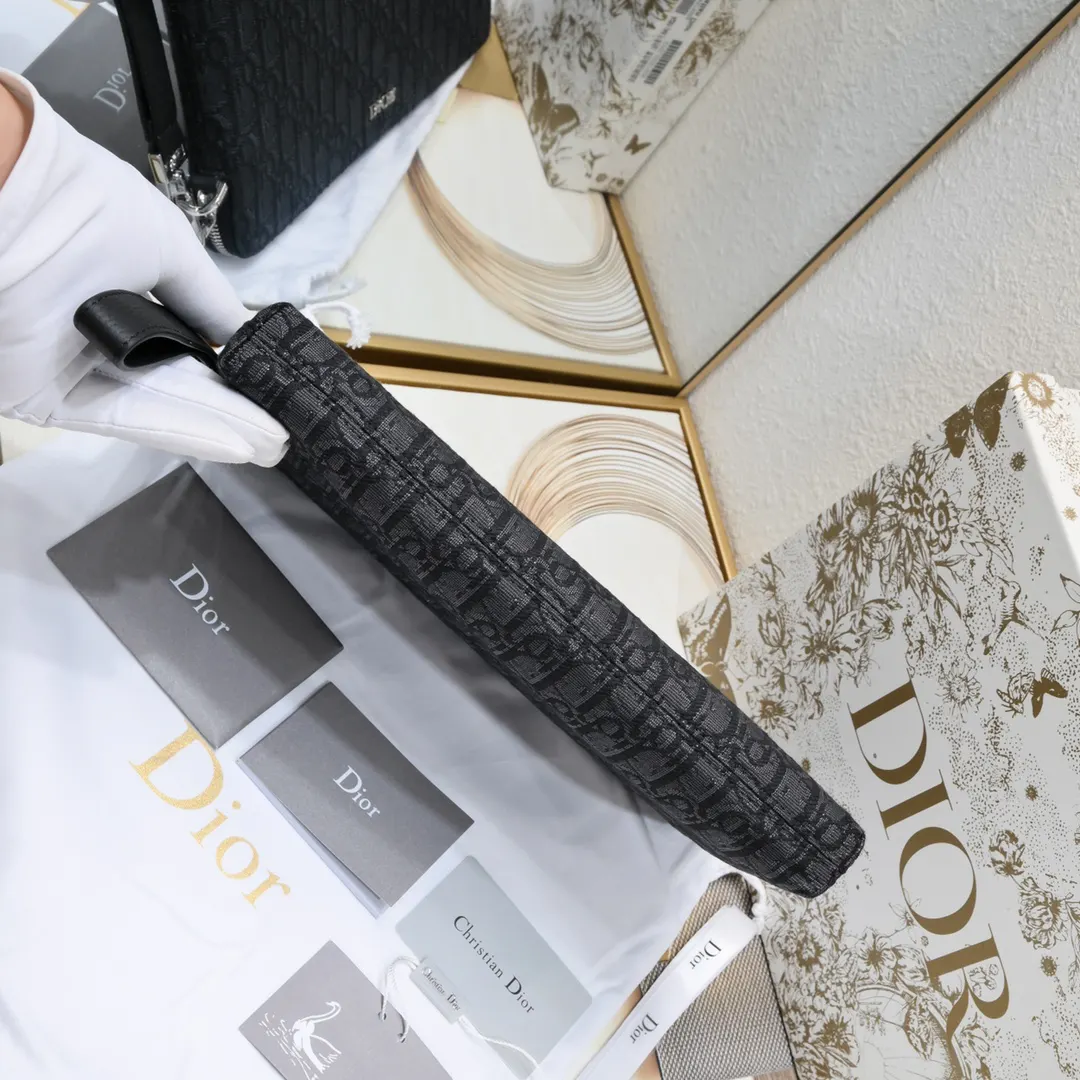 Dior 黑色 米色 皮革 手拿包 精致手拿款