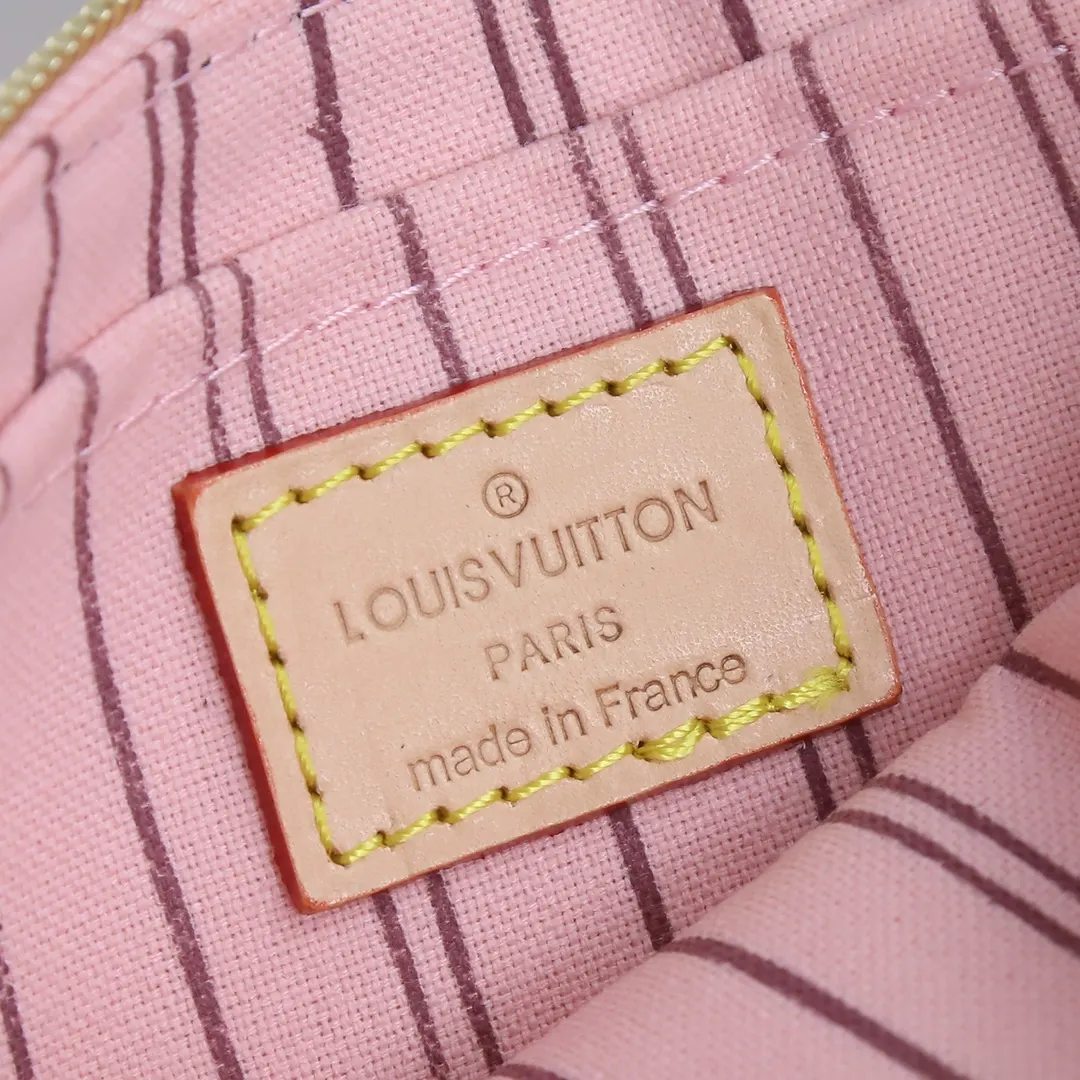 LV Neverfull 帆布 手拿包 精致手拿款