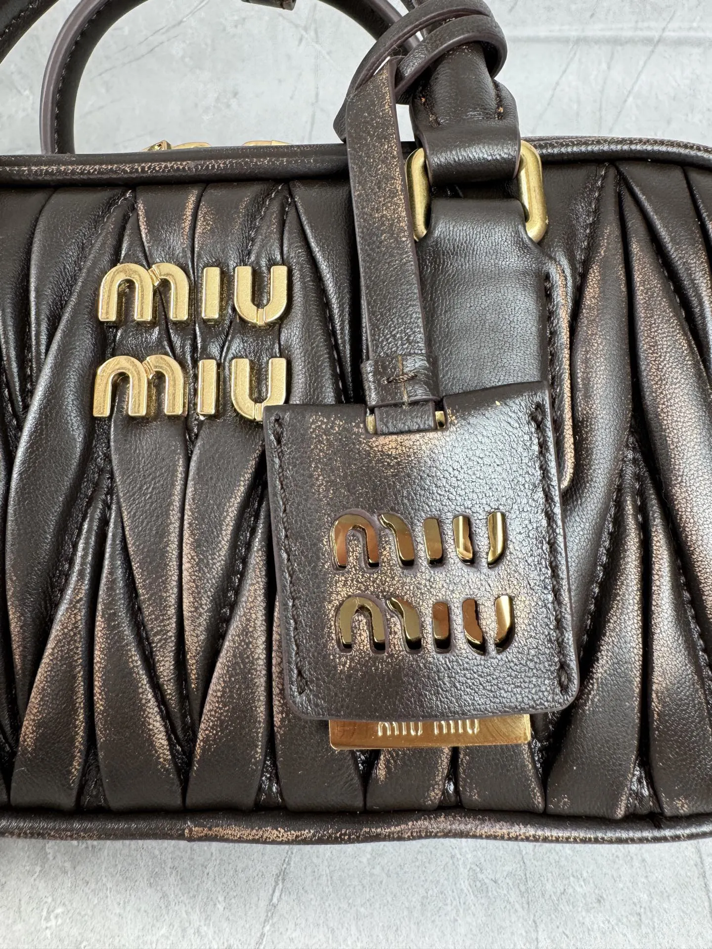 Miu 羊皮 手提包 通勤手提款
