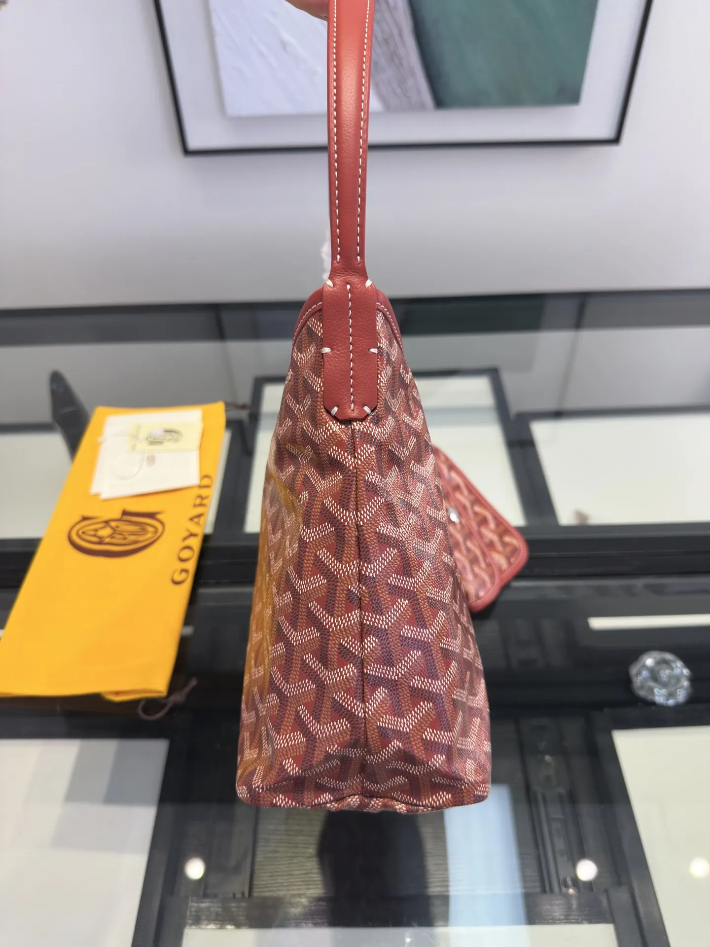 Goyard Hobo 全网 戈雅 迷你hobo 腋下包 大紅 托特包 大容量托特款
