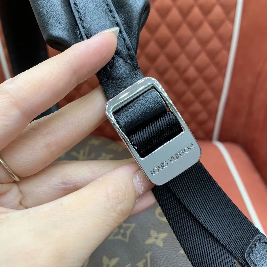 老花 牛皮 雙肩包 实用雙肩款