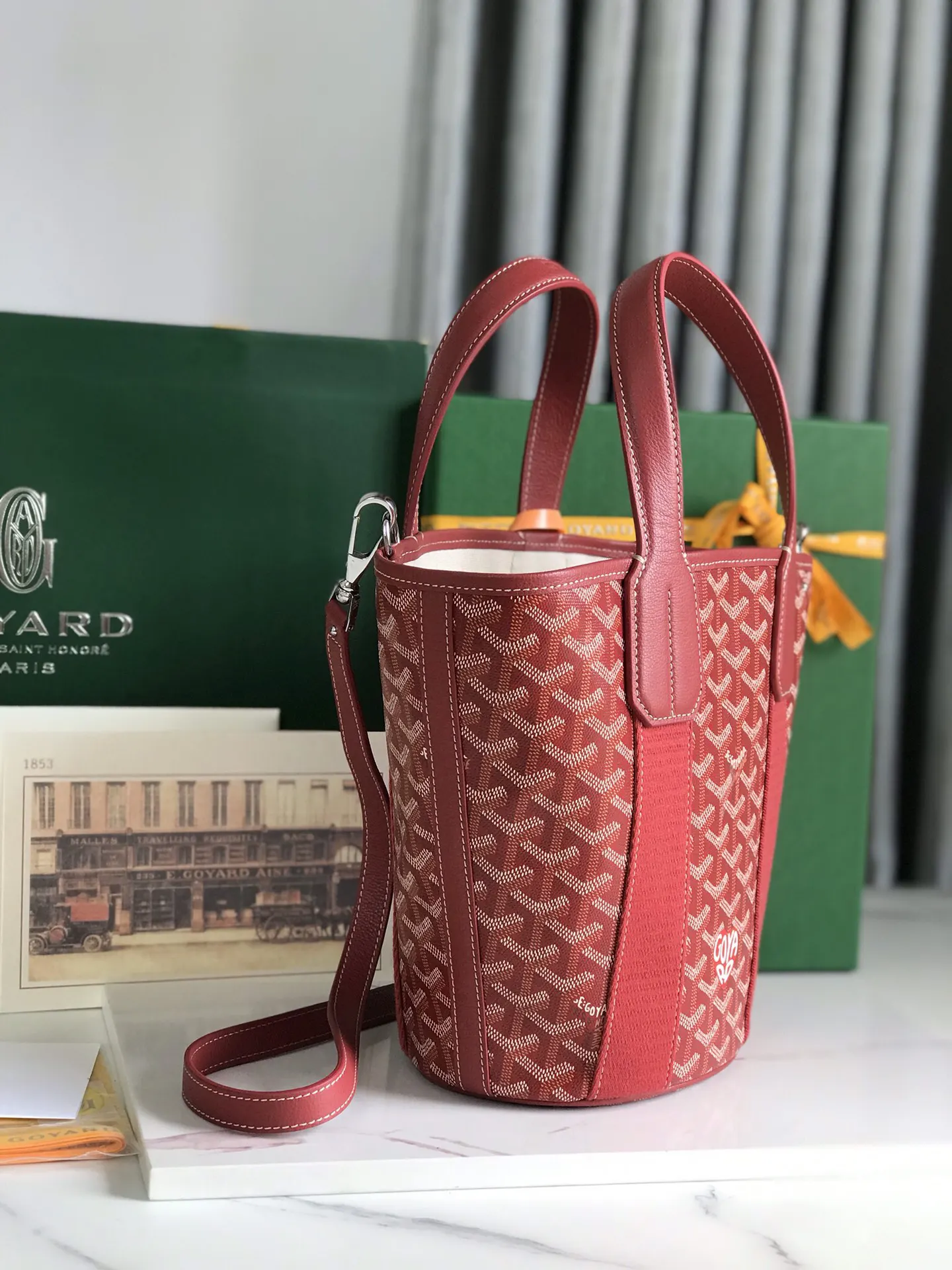 Bucket Bag Casual Leather