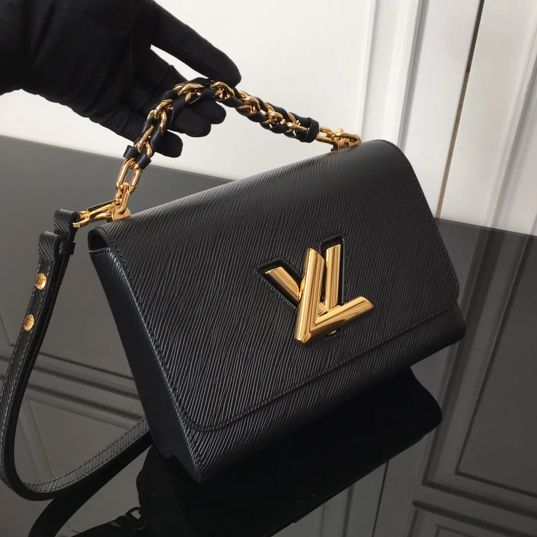 Louis Vuitton Black Chain Bag