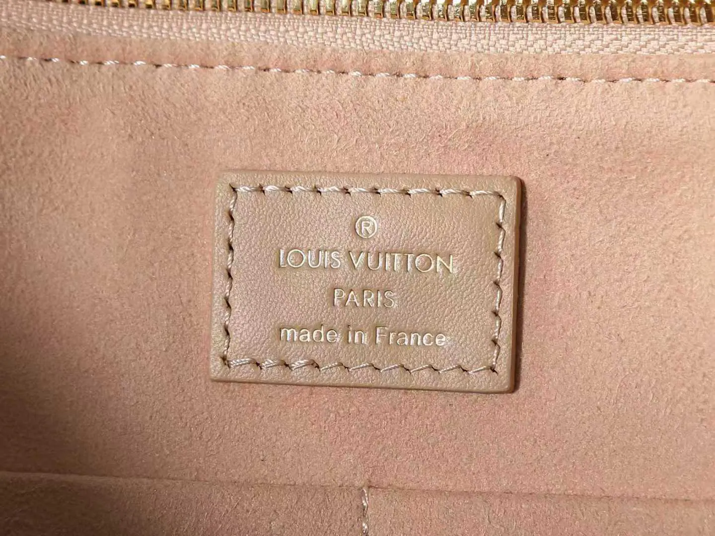Beige Gold Tote Bag