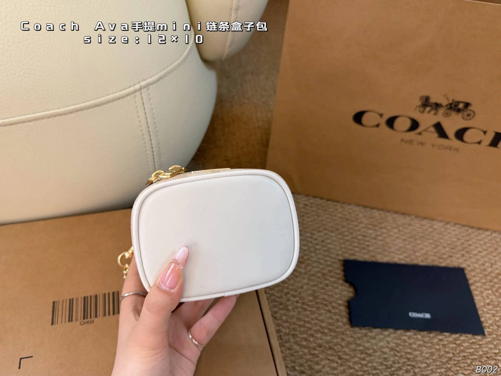 Coach × Ava手提mi 鏈條包 精致鏈條款