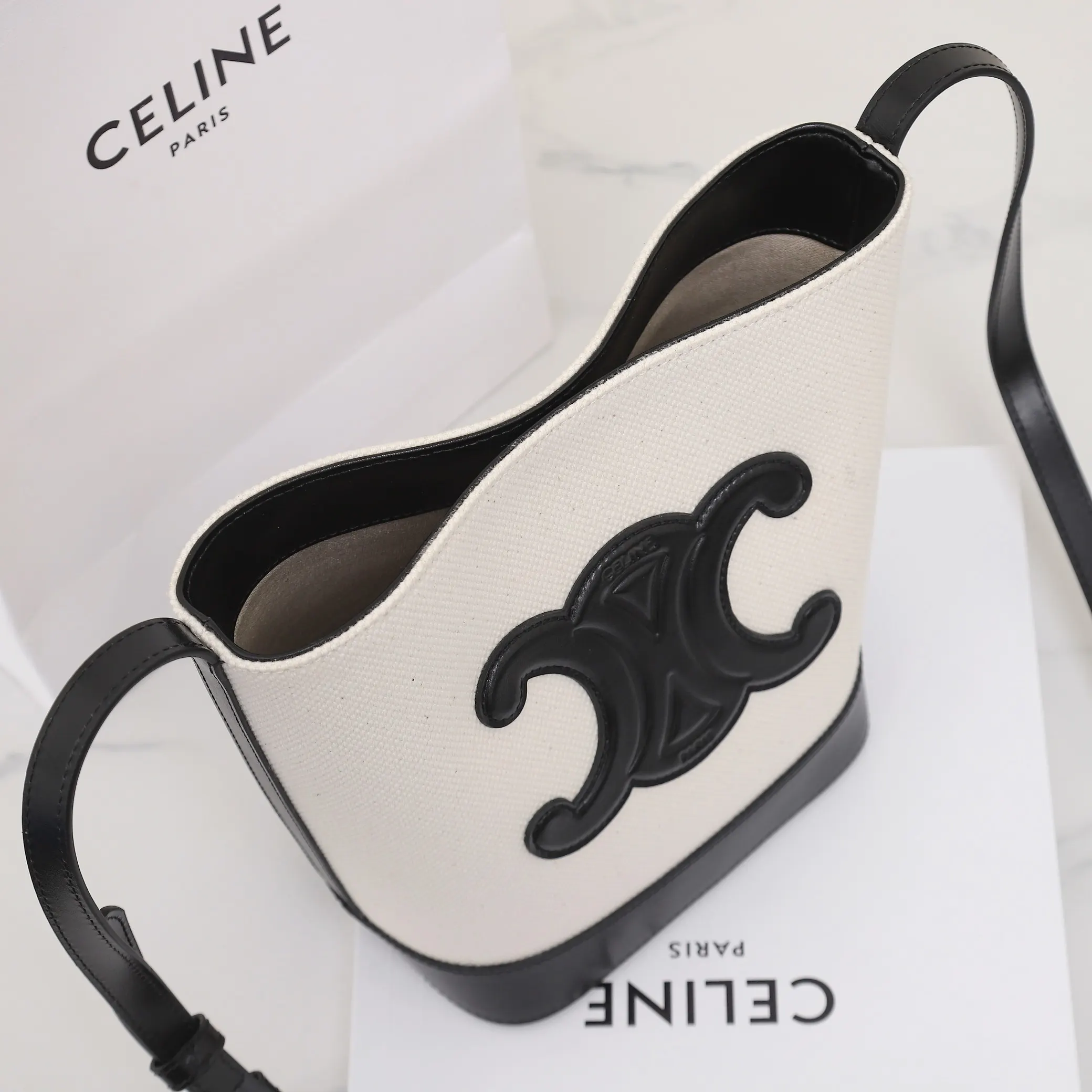 Bucket Bag Casual Leather
