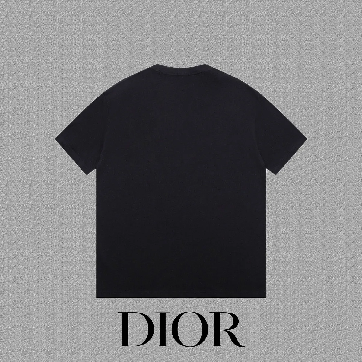 Dior 黑色手写字母短袖T恤 休閒