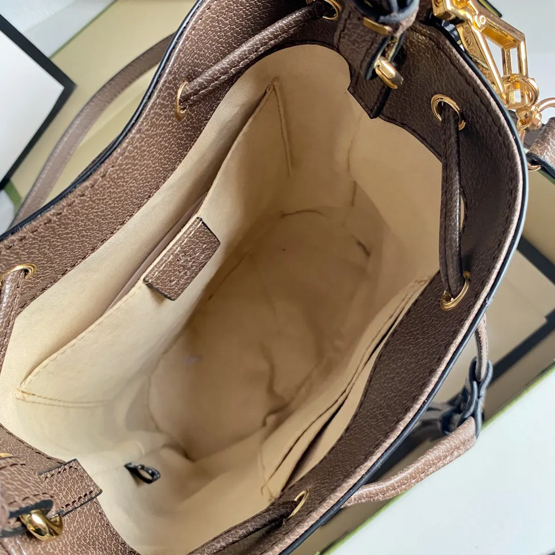 Gucci GG Supreme Ophidia 老花水桶包 手提单肩