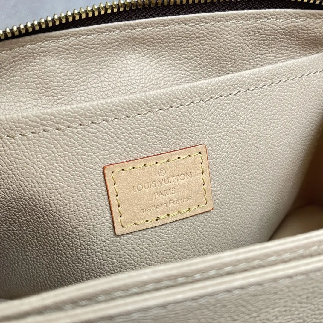 Monogram Organizer Pouch Travel Canvas
