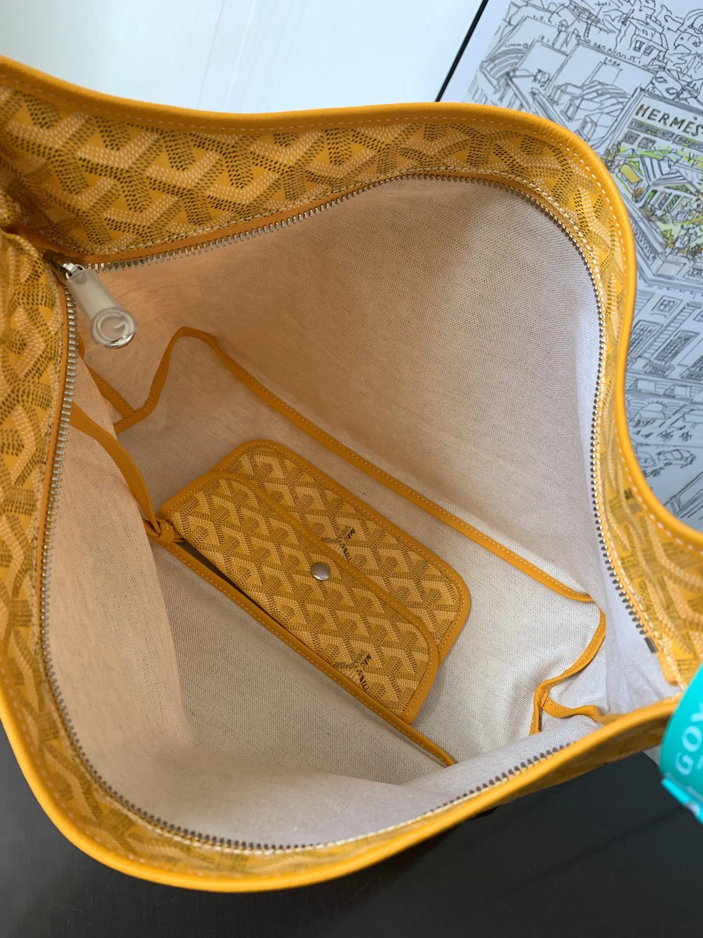 Goyard Hobo 黃色 腋下包 復古腋下背款(數字9) Goyard Hobo 黃色 腋下包 復古腋下背款(數字9)