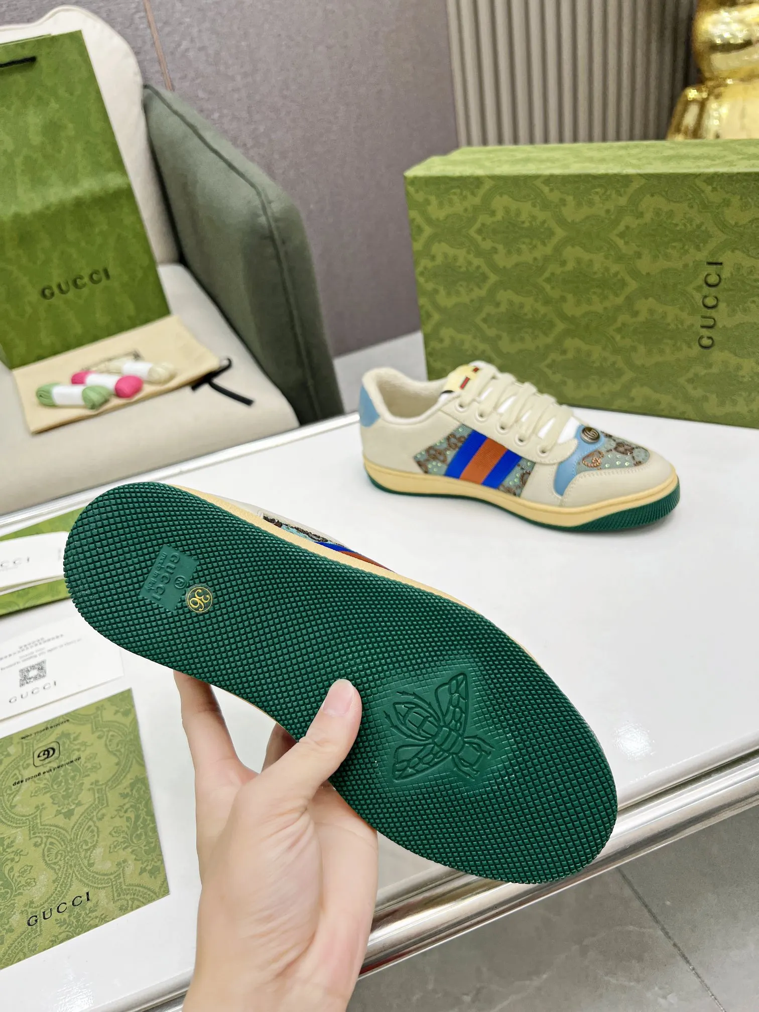 Gucci Logo休闲运动鞋 百搭款