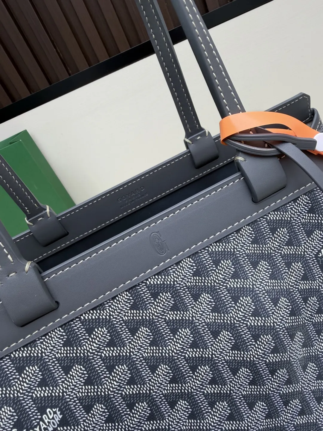 Gray Top Handle Bag Commuter