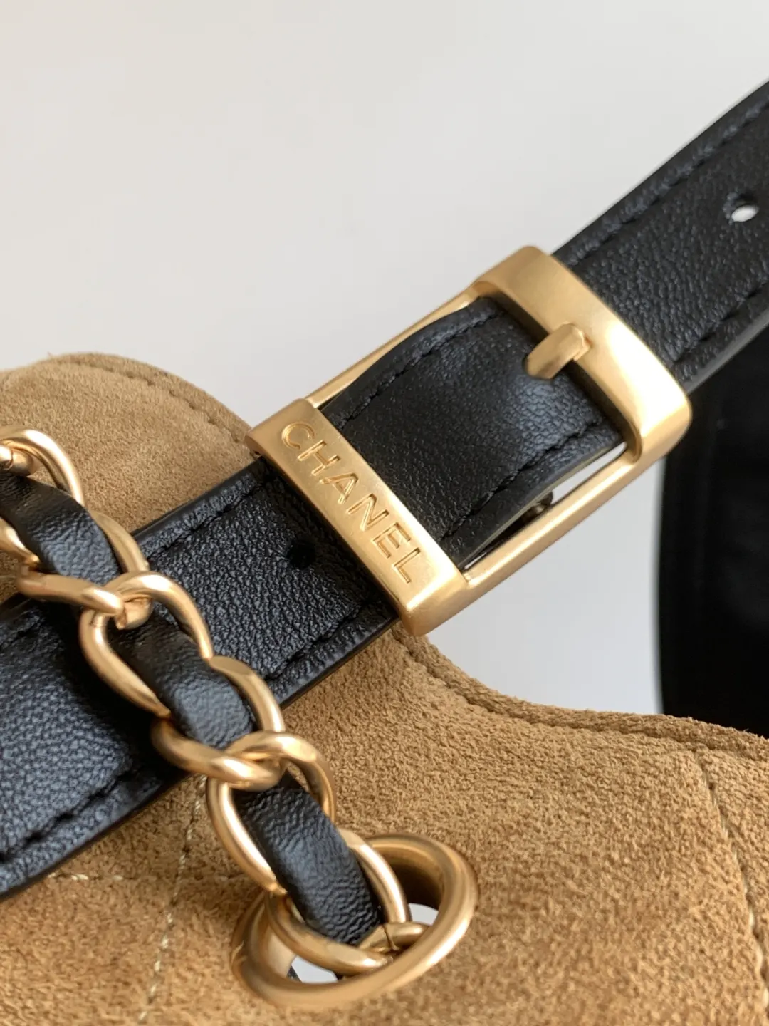 CHANEL 拼色 麂皮 托特包 大容量托特款