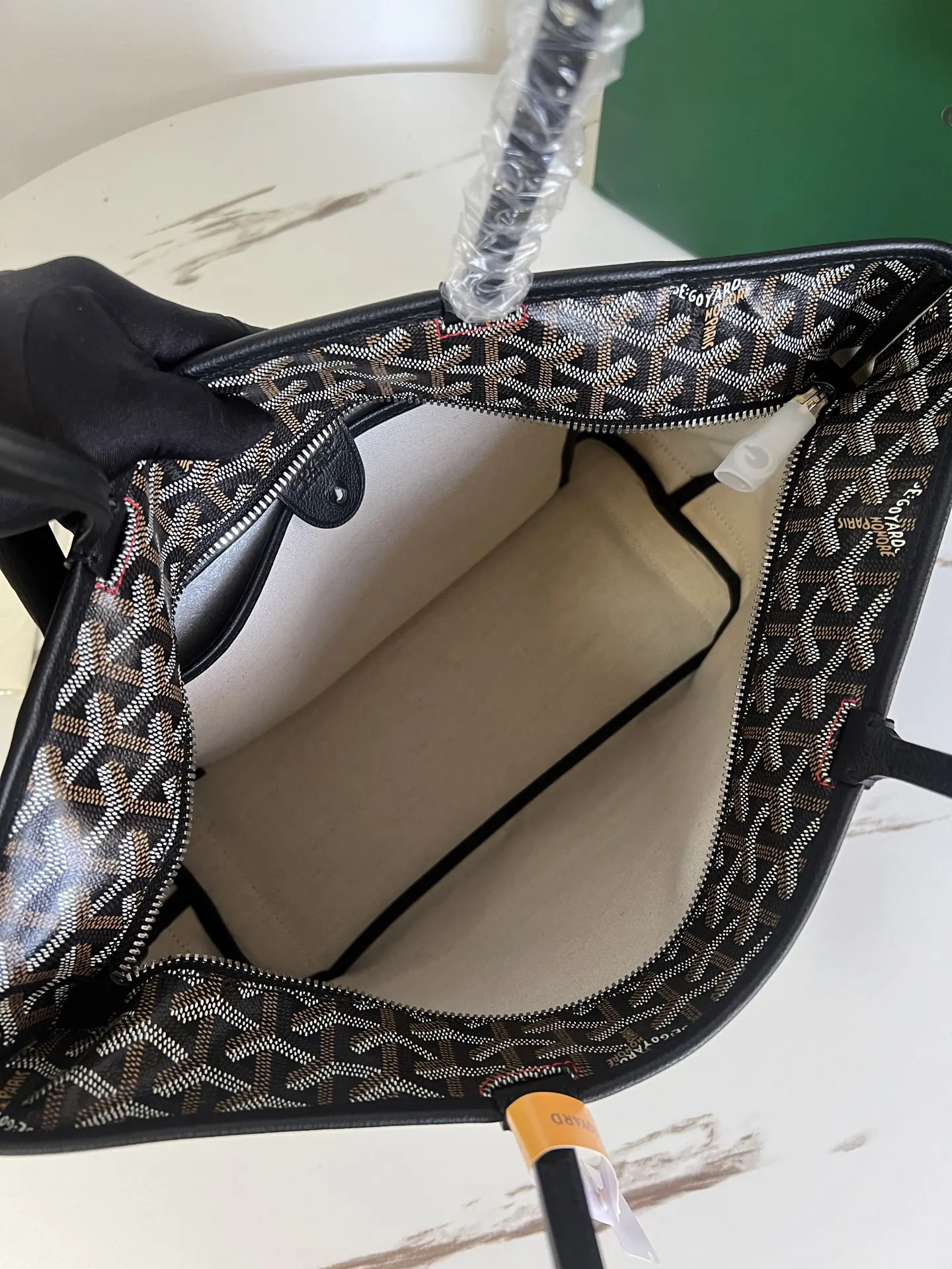 Goyard 黑色 牛皮 托特包 大容量托特款