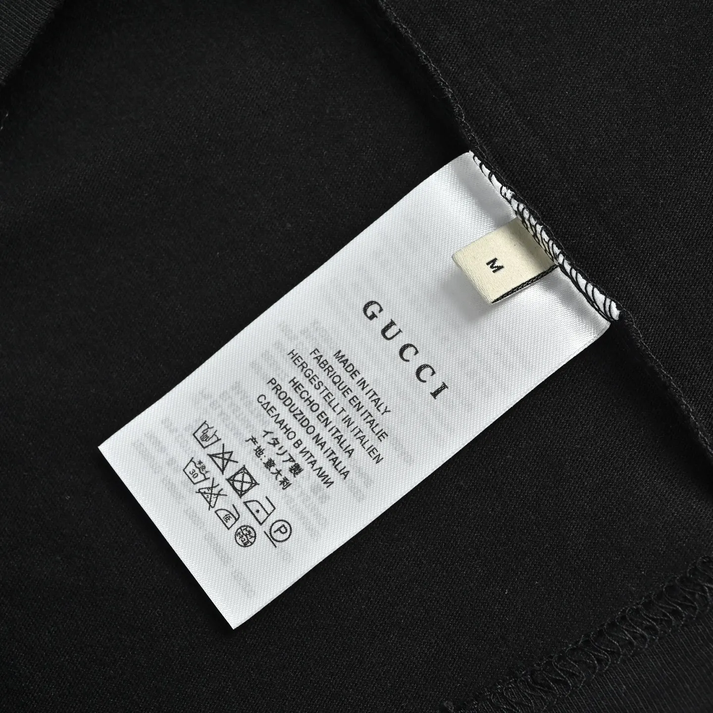 Gucci Pink Logo Letter Short Sleeve T-Shirt