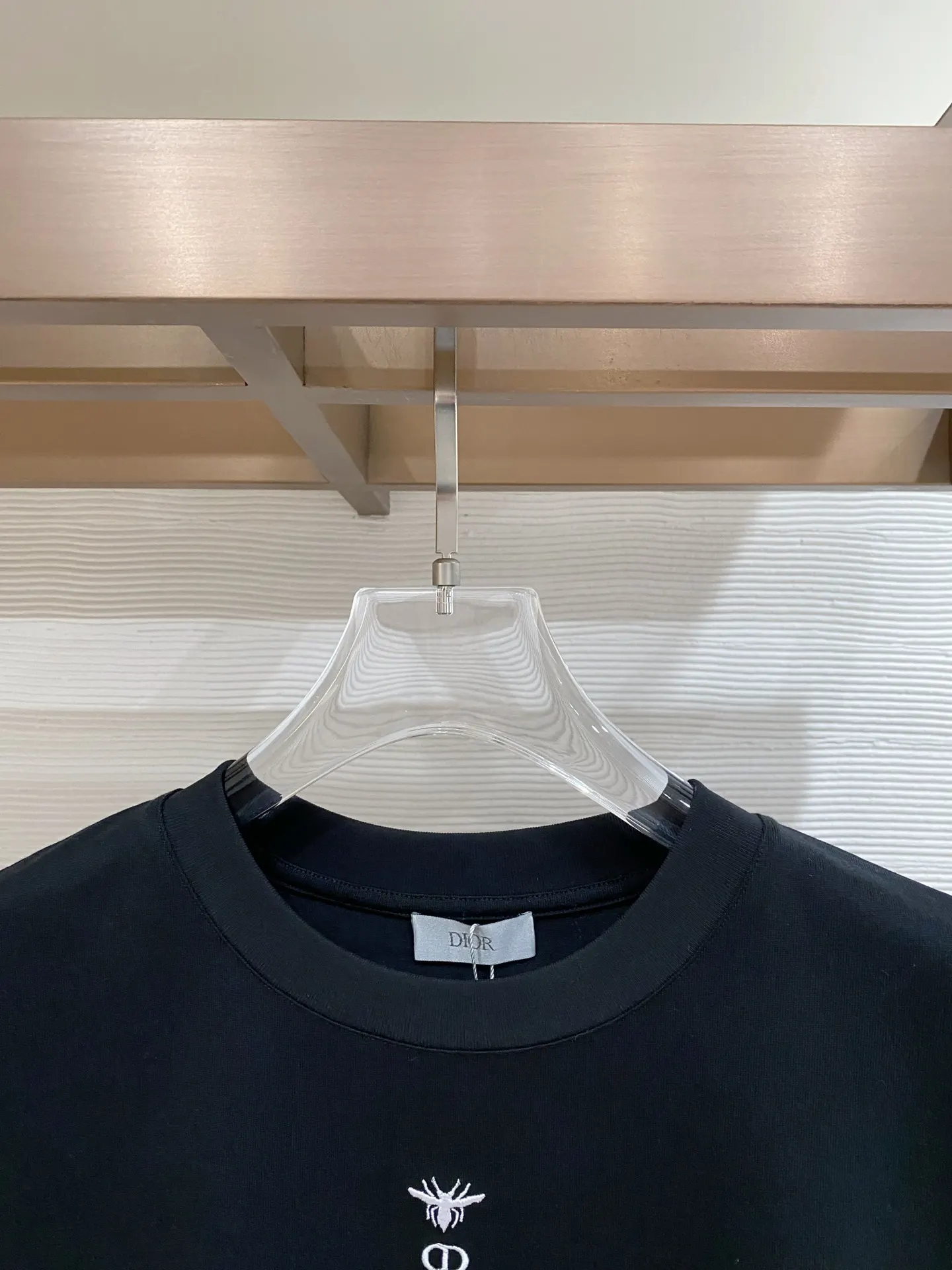 Dior 黑色简约短袖T恤 休闲通勤款
