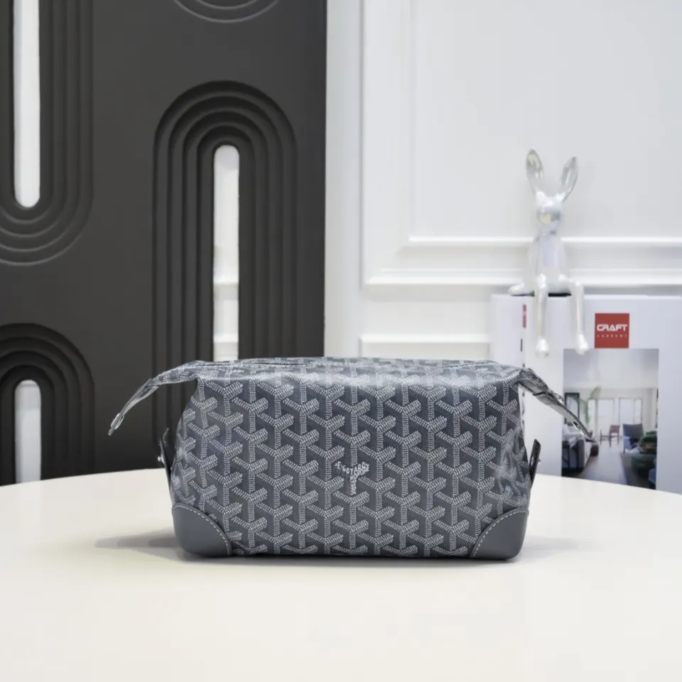 Gray Clutch Bag