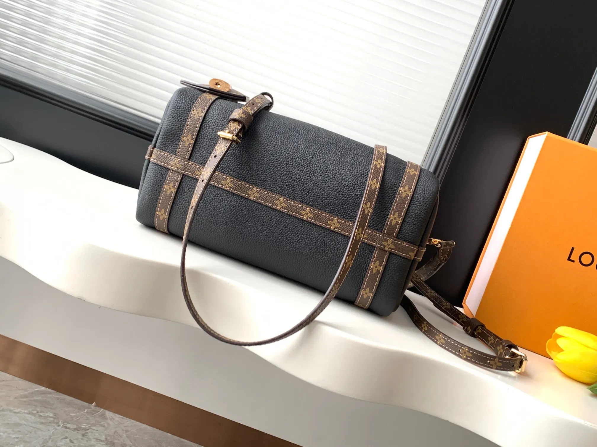 LV Keepall 牛皮 旅行袋 大容量旅行款