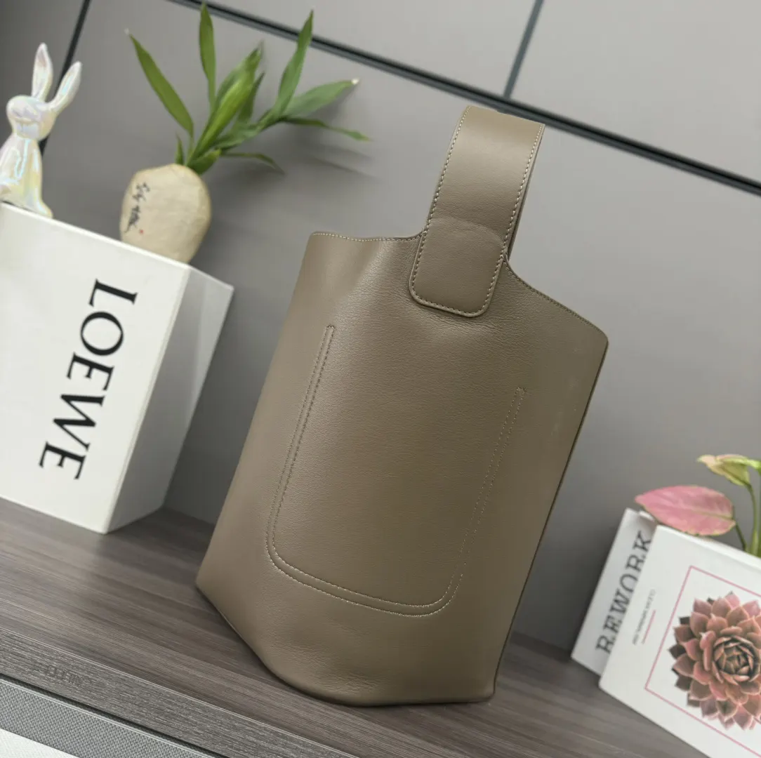 Bucket Bag Casual Leather