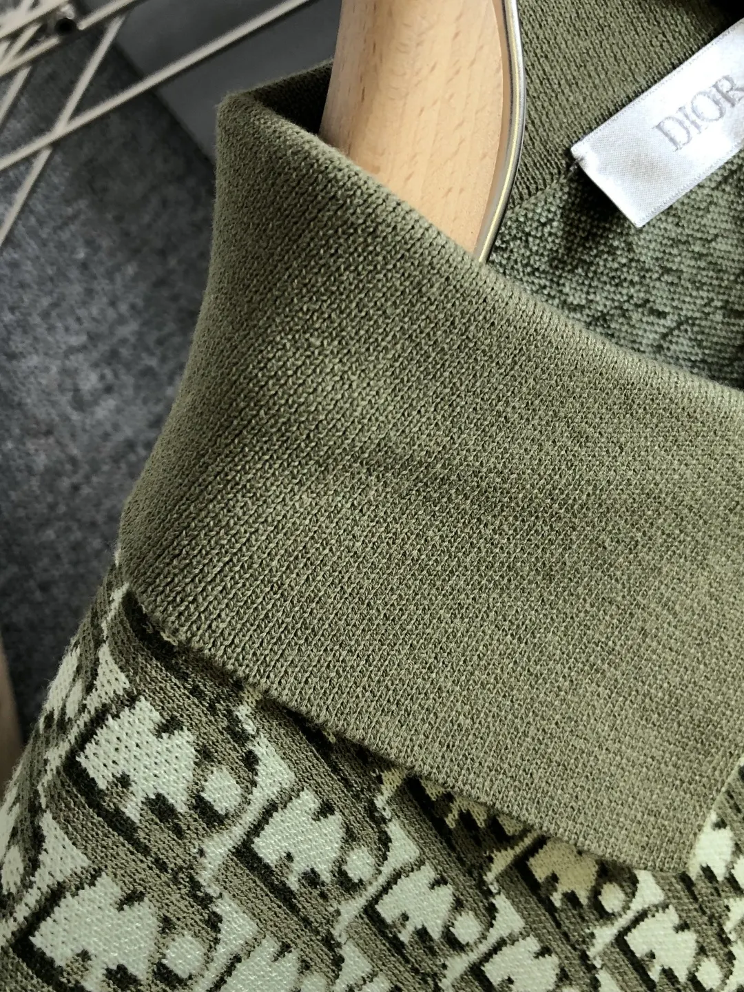 Dior Oblique 提花 Polo衫