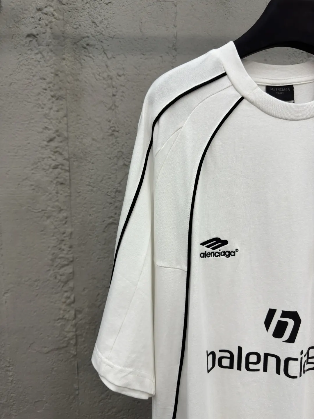 Balenciaga White Cotton Short Sleeve T-Shirt Street
