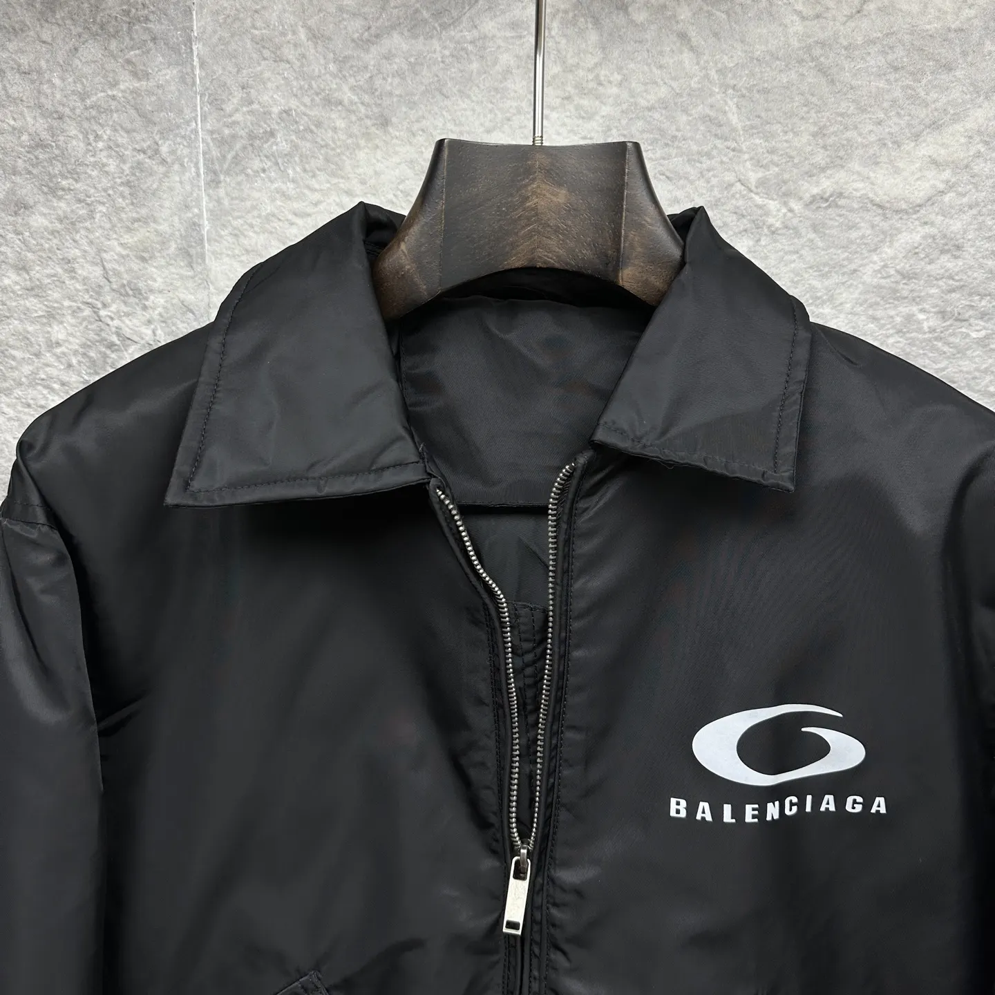 Balenciaga 黑色 純棉 Logo 外套