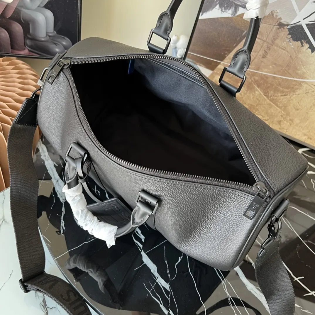 Keepall 黑色 提花 旅行包 大容量旅行款