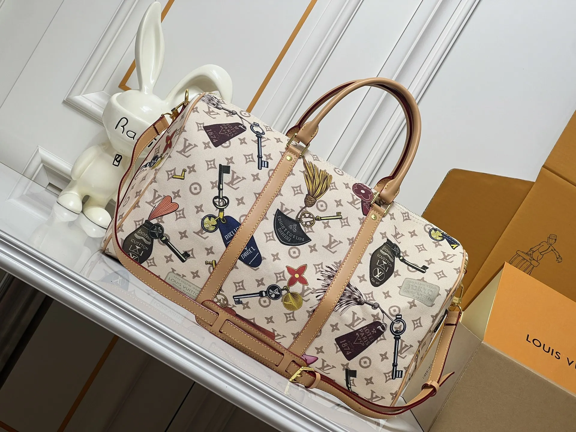 Keepall 帆布 旅行包 大容量旅行款