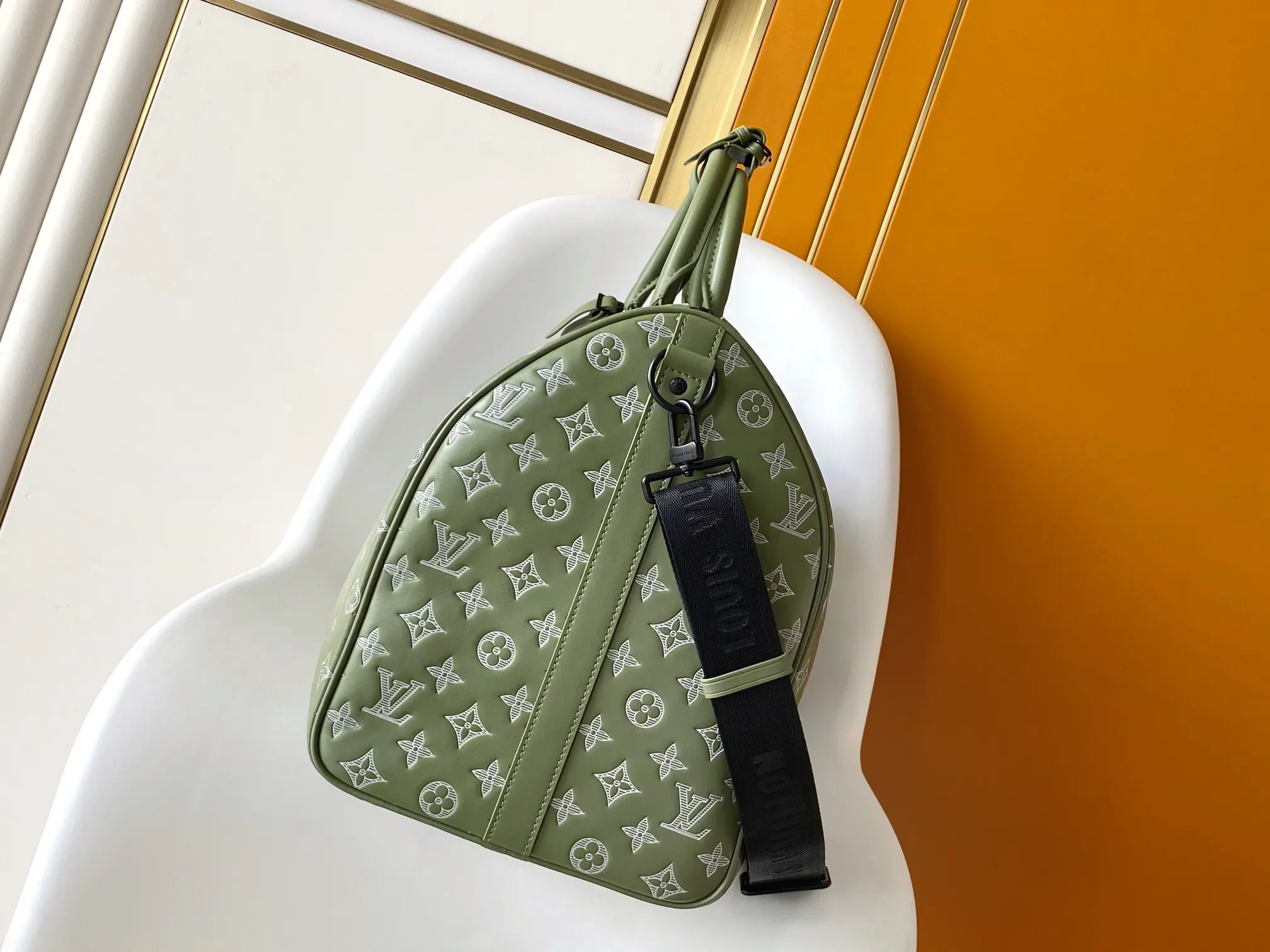 Black Fashion Item Travel Leather