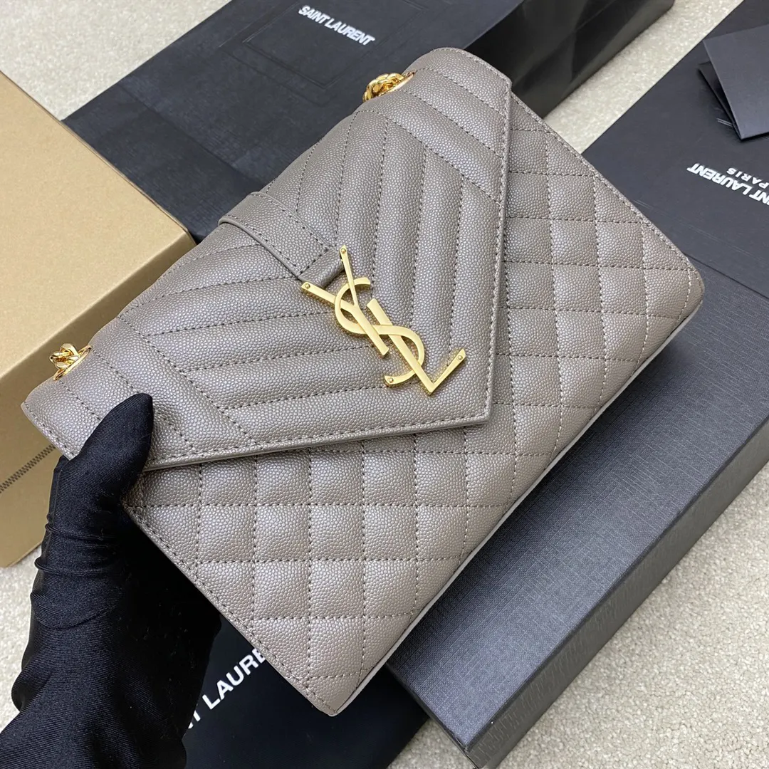 灰色 牛皮 批 精品专供 灰色球纹 金链 鏈條包 精致鏈條款