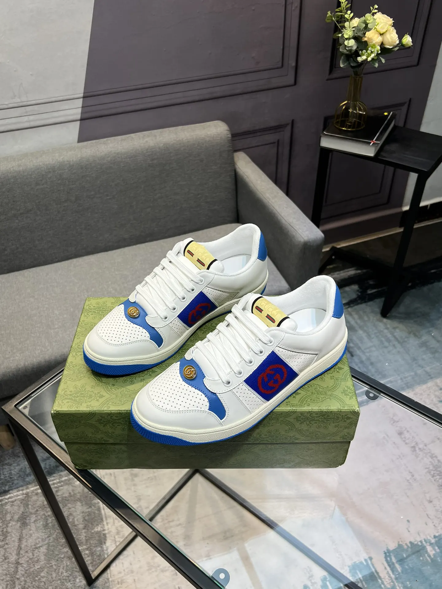 Gucci Logo休闲运动鞋