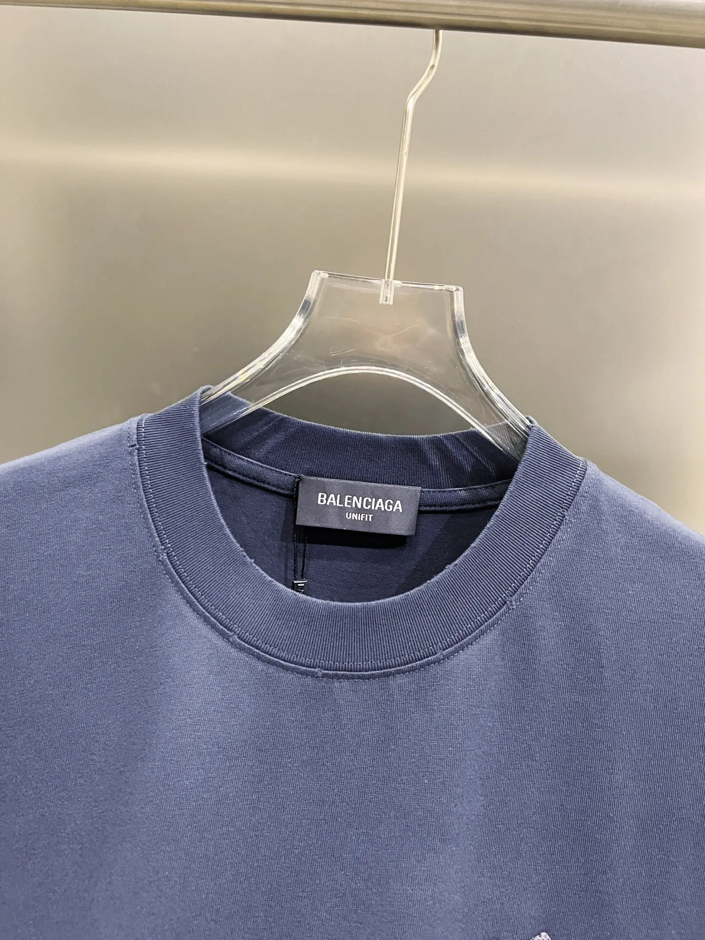 Balenciaga 黑色 Logo 短袖T恤 宽松休闲