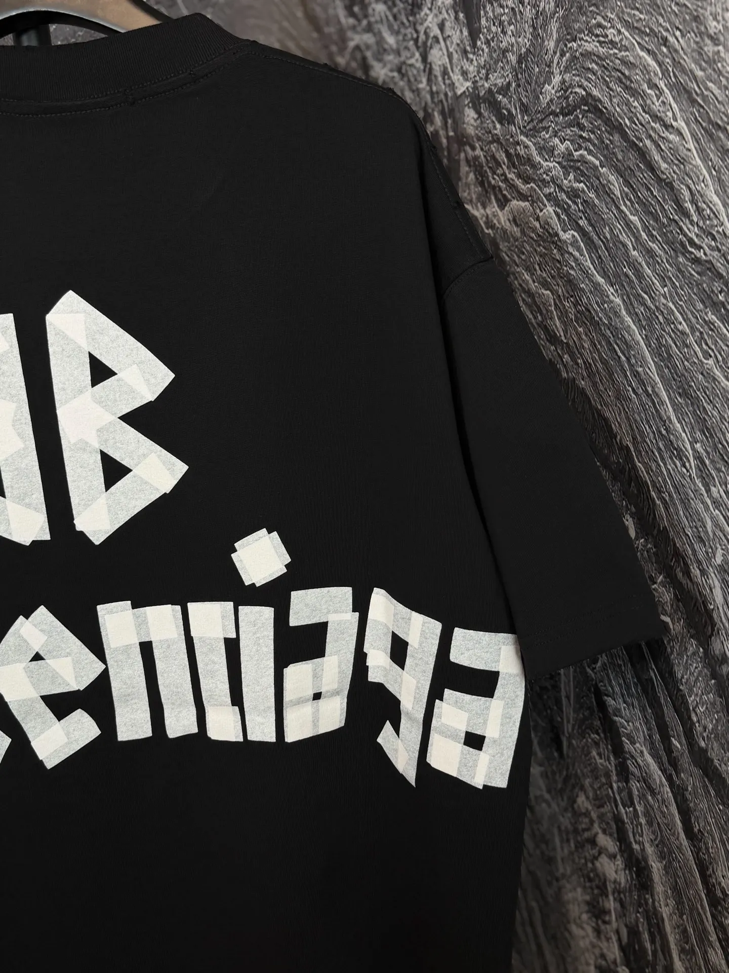 Balenciaga Black Short Sleeve T-Shirt Street