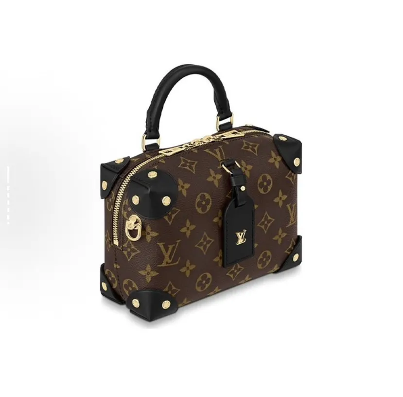 LV 黑色 帆布 鏈條包 精致鏈條款