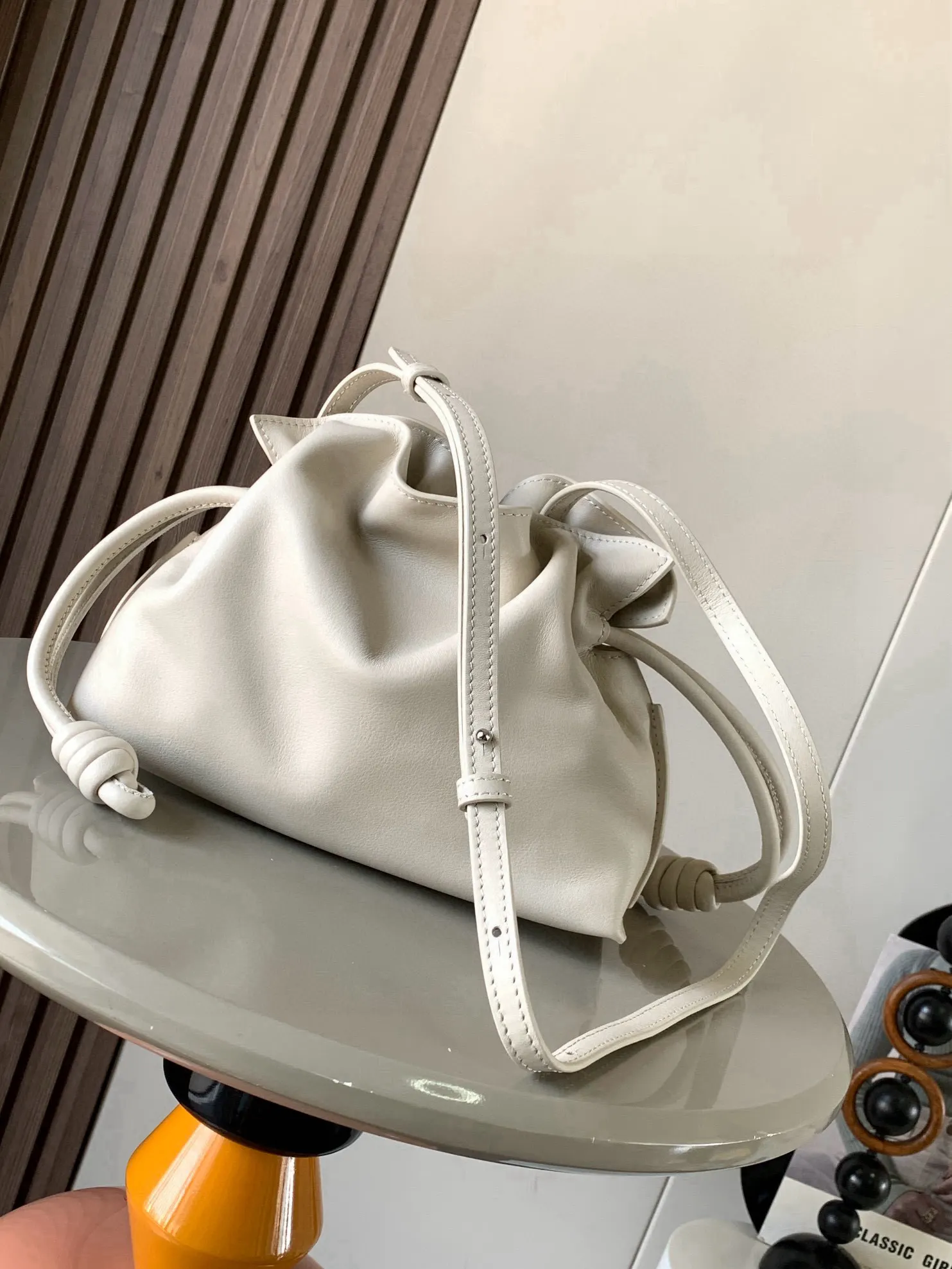 Loewe 小牛皮 福袋迷你 纳帕牛皮革Flamenco手拿包 托特包 大容量托特款