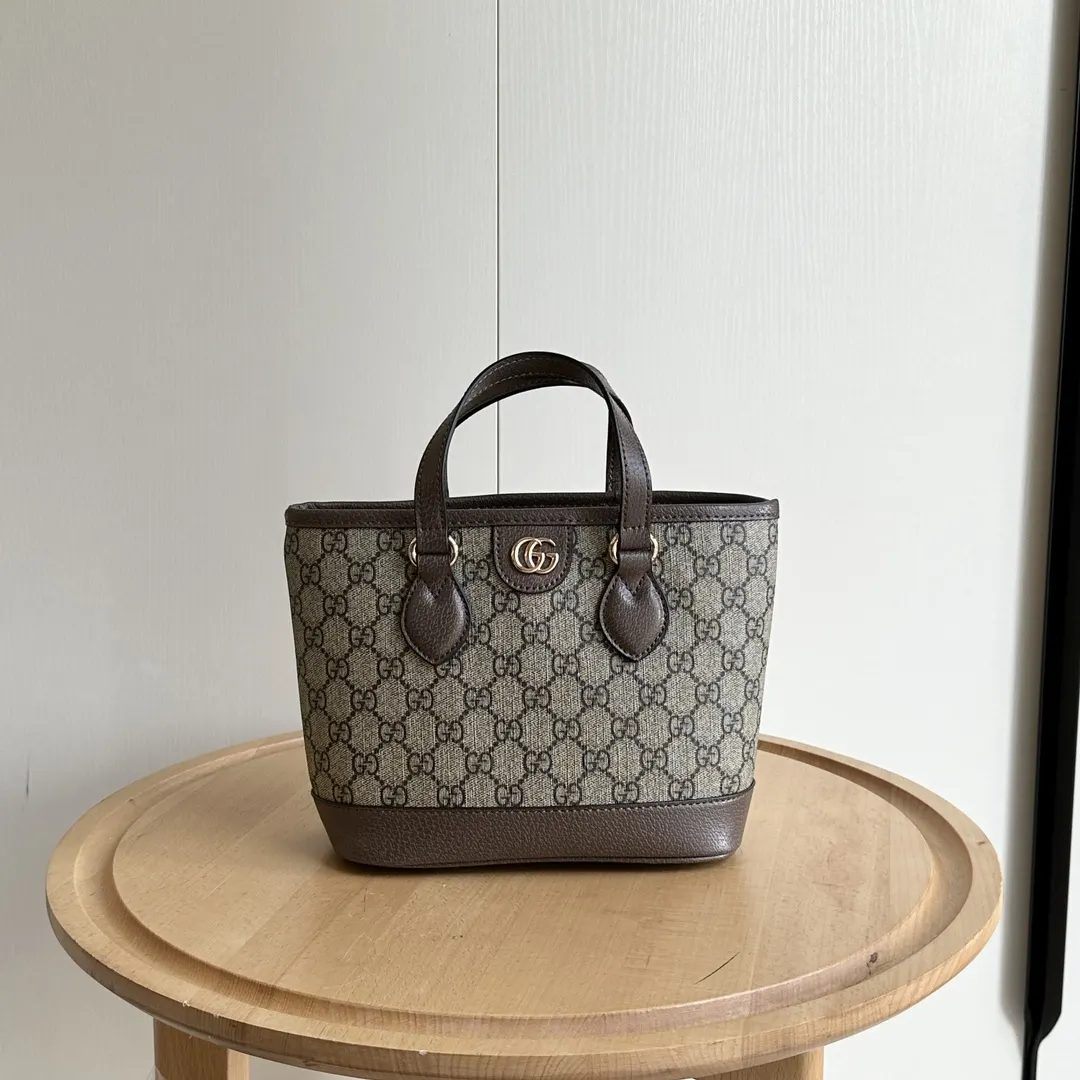 Gucci GG Supreme Ophidia 老花托特包 手提單肩