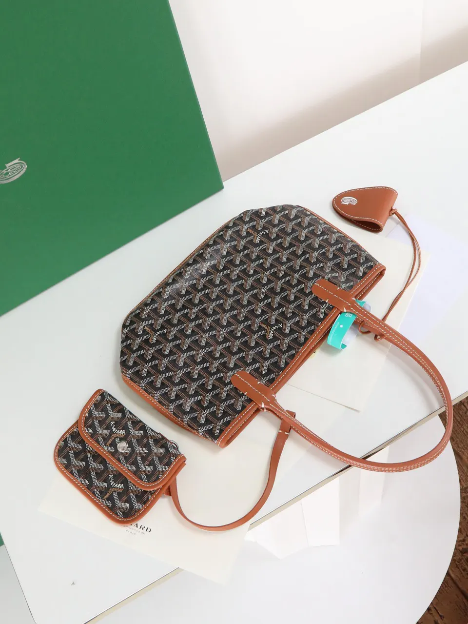 Goyard 小牛皮 手提包 通勤手提款