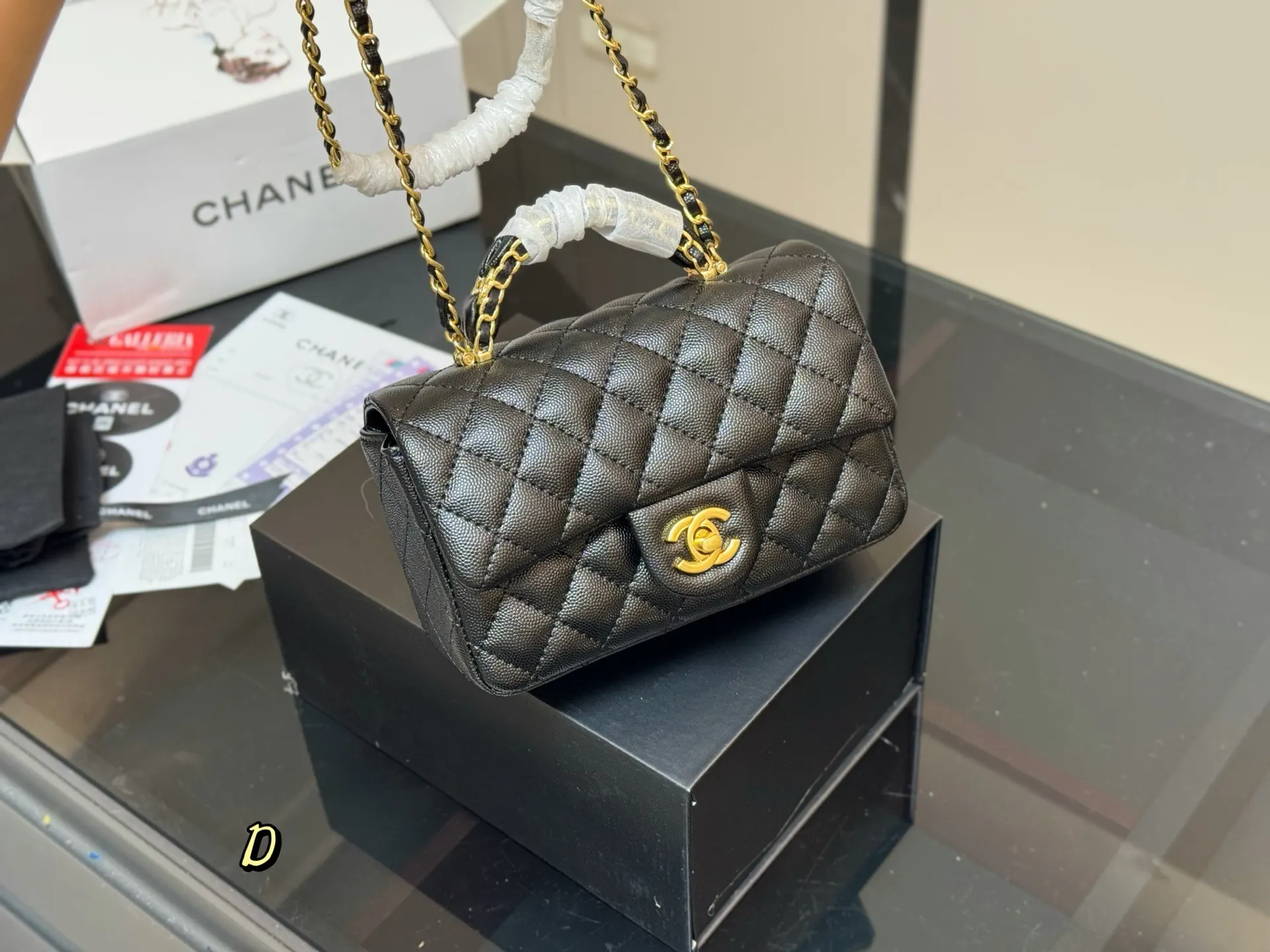 CHANEL mini 手提包 通勤手提款