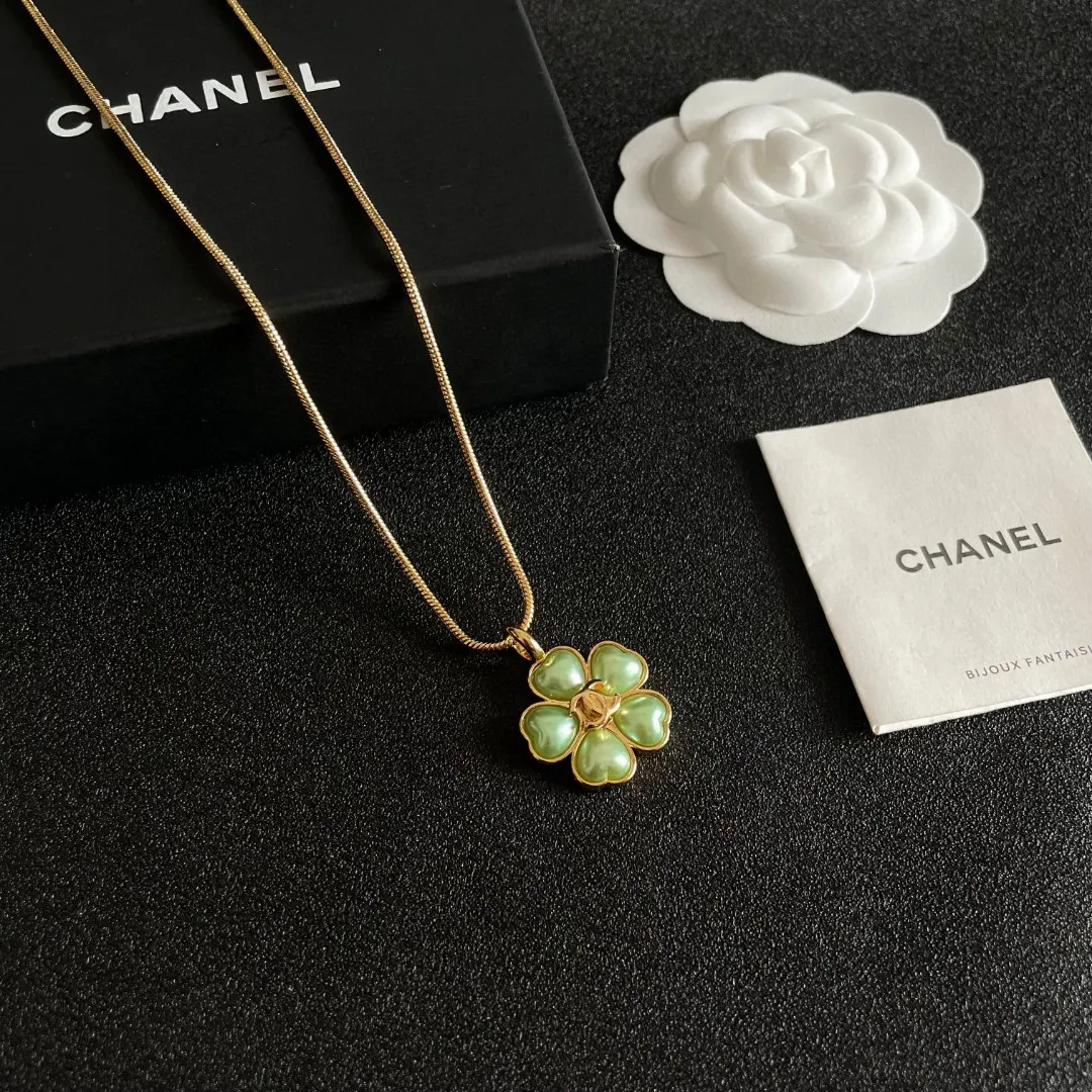 Chanel Camellia Double C Necklace Image 6 Chanel Camellia Double C Necklace Image 6
